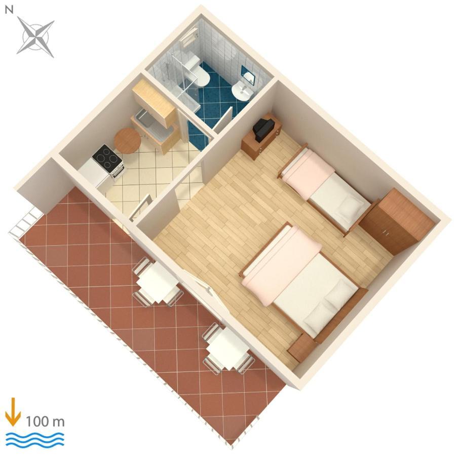 Apartments By The Sea Podaca, Makarska - 6874 מראה חיצוני תמונה
